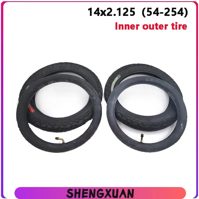 14x2.125 bike folging electric scooter tyre 14 x 2.125 tyre for Gas Electric Scooters 14 inch E-bike wheel tire