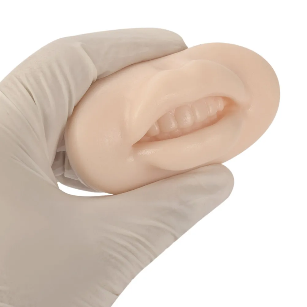 

Двусторонняя тренировочная губа из высокоэластичного силикона для татуировок, реалистичная имитация кожи, портативная, для обучения искусству