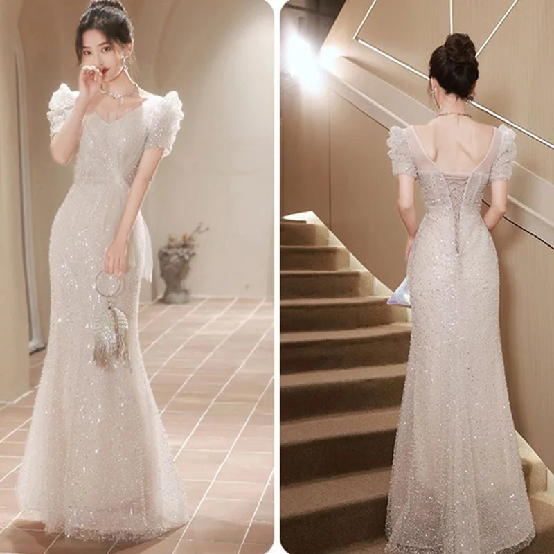 DongCMY 2025 New luxurious Evening Dresses Gown A-line Elegant Woman Dresses For Birthday