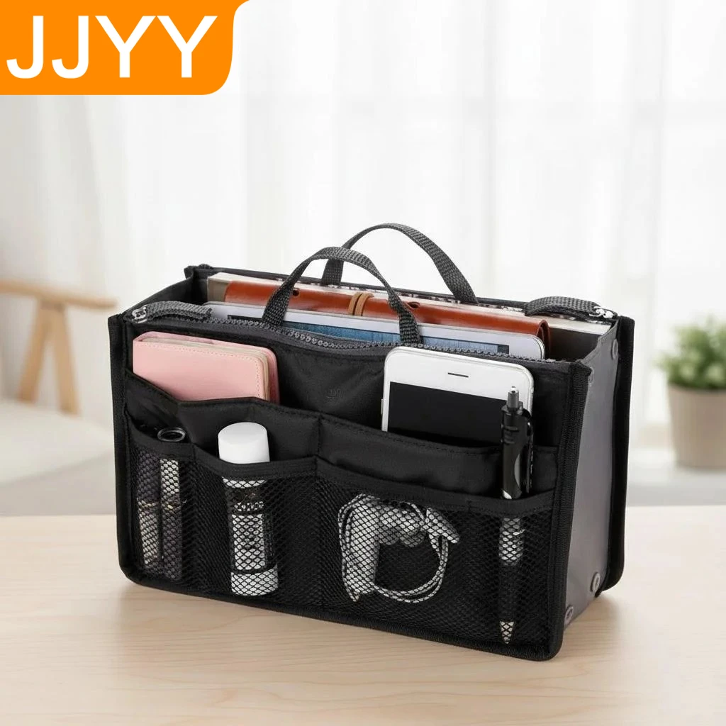 

Large Capacity Travel Makeup Organizer Bi Fold Toiletry Bag Multifunctional Storage for Accessories Cosmetics