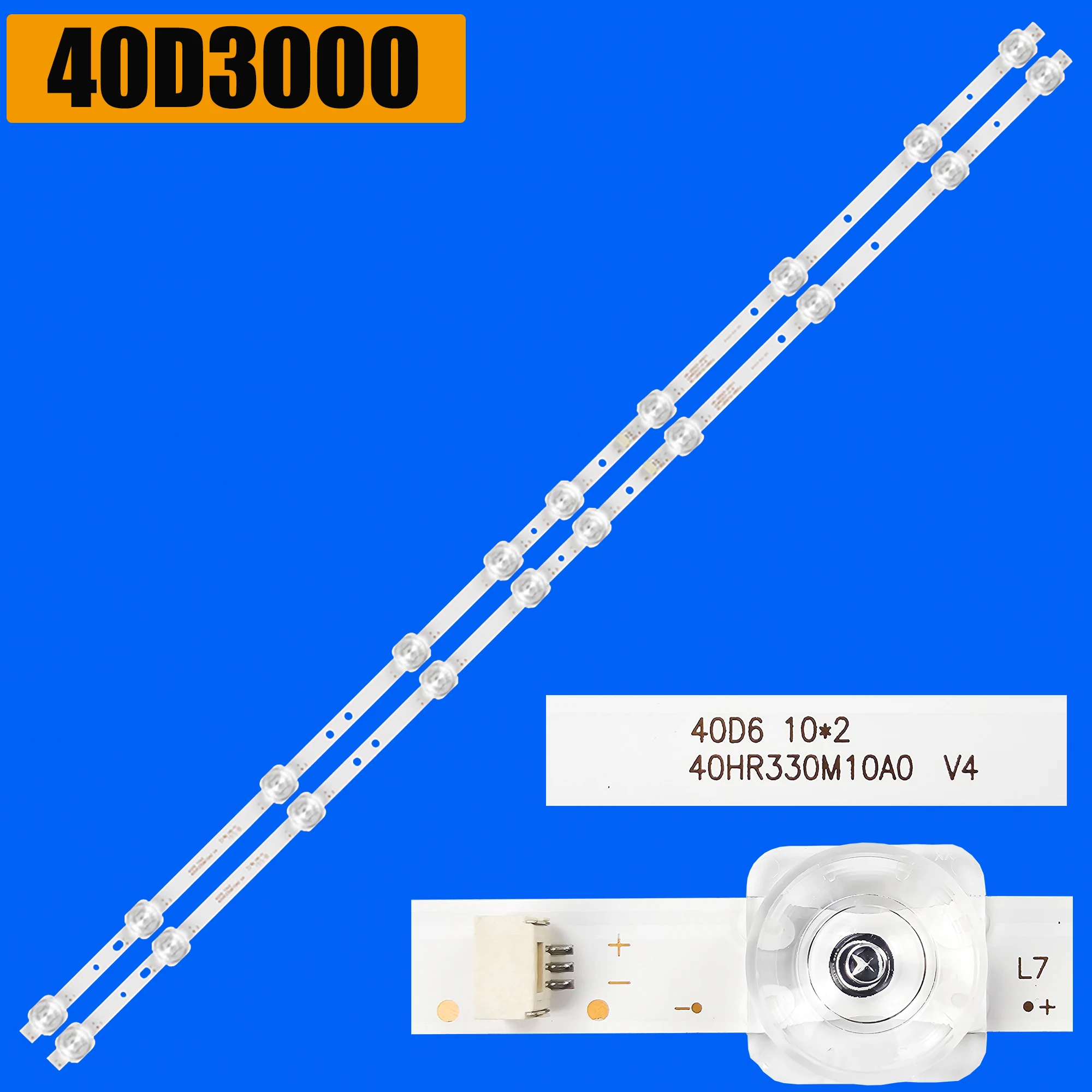 1/5/15 Kits LED backlight Strip for LED40D2910, LED40D3000 40HR330M10A0 V4 4C-LB4010-HR01J 4C-LB4010-HR02J L40S6500S