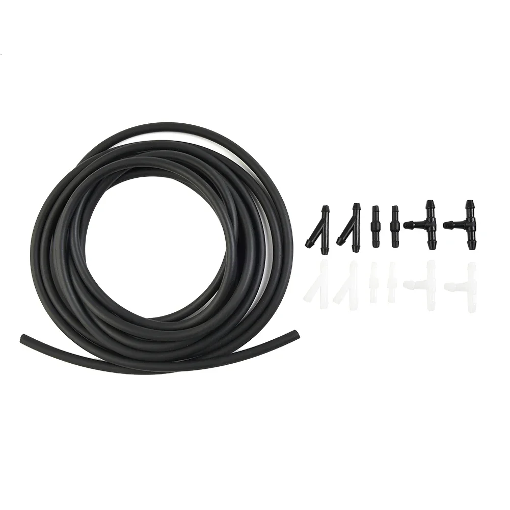 

1pcs Car Windshield Washer Hose With Connector Kit Automotive 4m Windshield Jet Spray Wipers Nozzle Water Hose Fluid Tubes