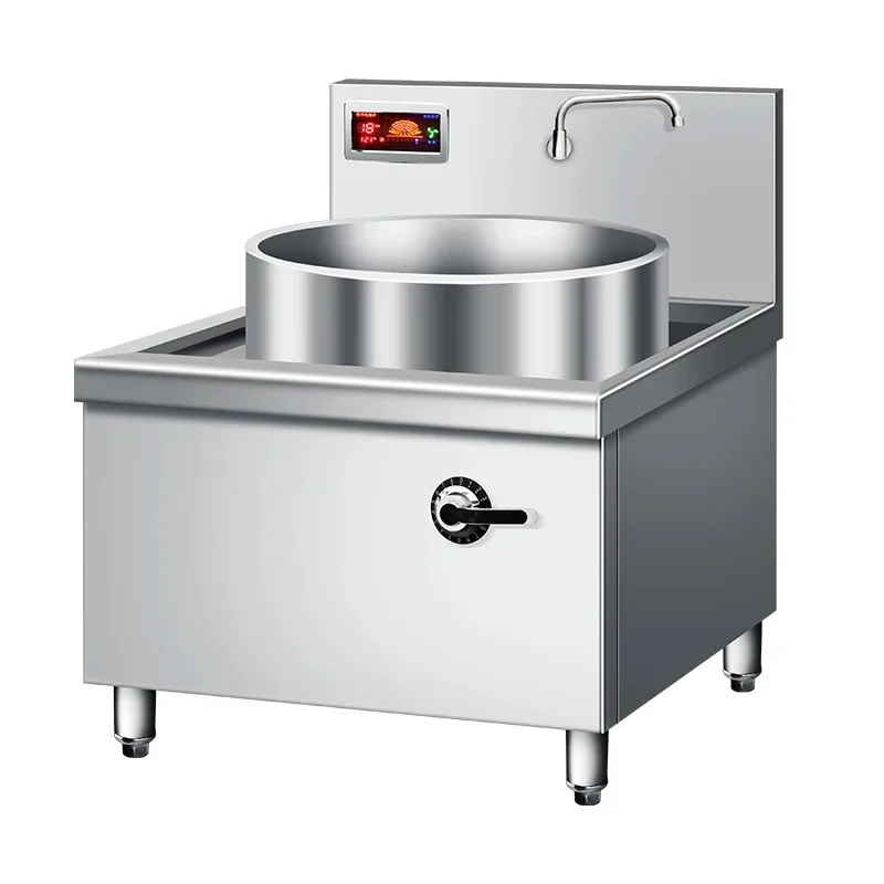 

Коммерческая индукционная плита, большая кастрюля, плита 15 кВт, мощная строительная площадка, столовая, школьная кухня, пожарная плита, кастрюля для супа из баранины