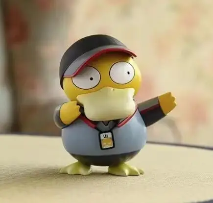 Pokemon Psyduck  Duck as Courier Cute Action Figure Toys 8cm