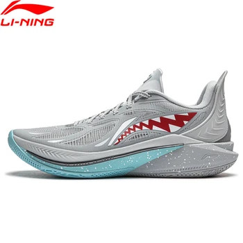 Li-Ning 남성용 SONIC XII 프로 농구화, 붐 쿠션 라이트 폼 플러스, 웨어러블 대회 스포츠 스니커즈, ABAU019 