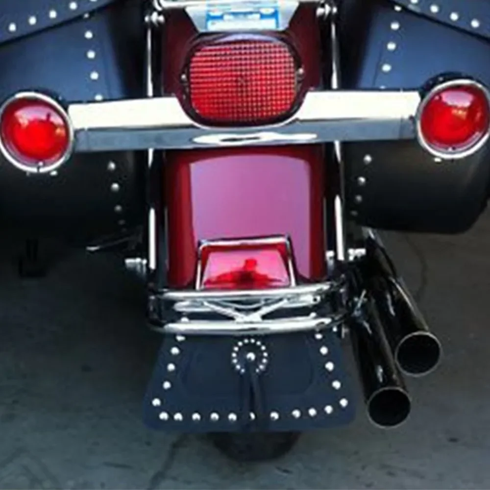 Motorcycle Universal Tassel Front Fender Flap Rear Mudguard Cover For Harley Softail Touring Road King Electra Road Street Glide