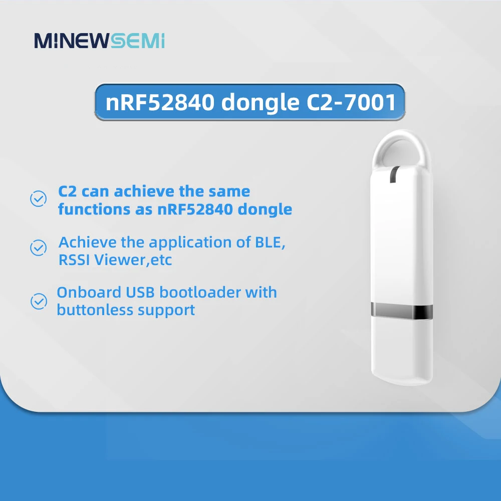 Imagem -02 - Minew Kit Desenvolvimento Módulo Topografia Board com Dongle Nrf52840 Ms88sf2 Nrf52840