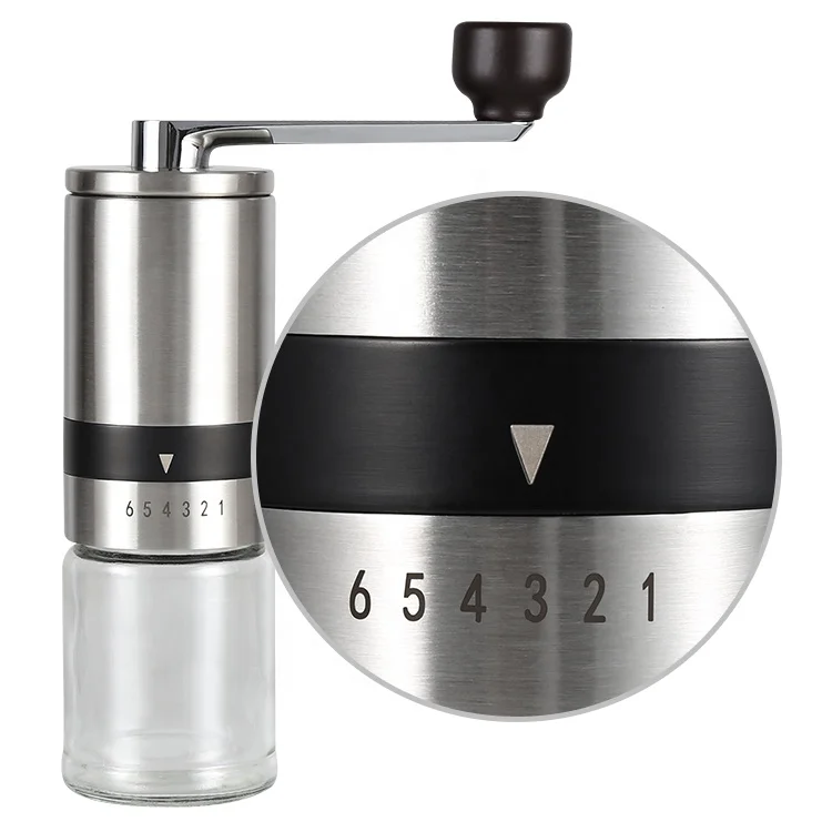 Manual Stainless Steel Espresso Coffee Shop Supplies Best  Grinder