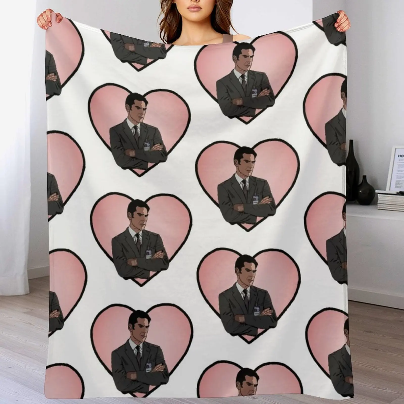 

Y2K heart hotch Throw Blanket Cute Personalized Gift Luxury Thicken Furrys Blankets