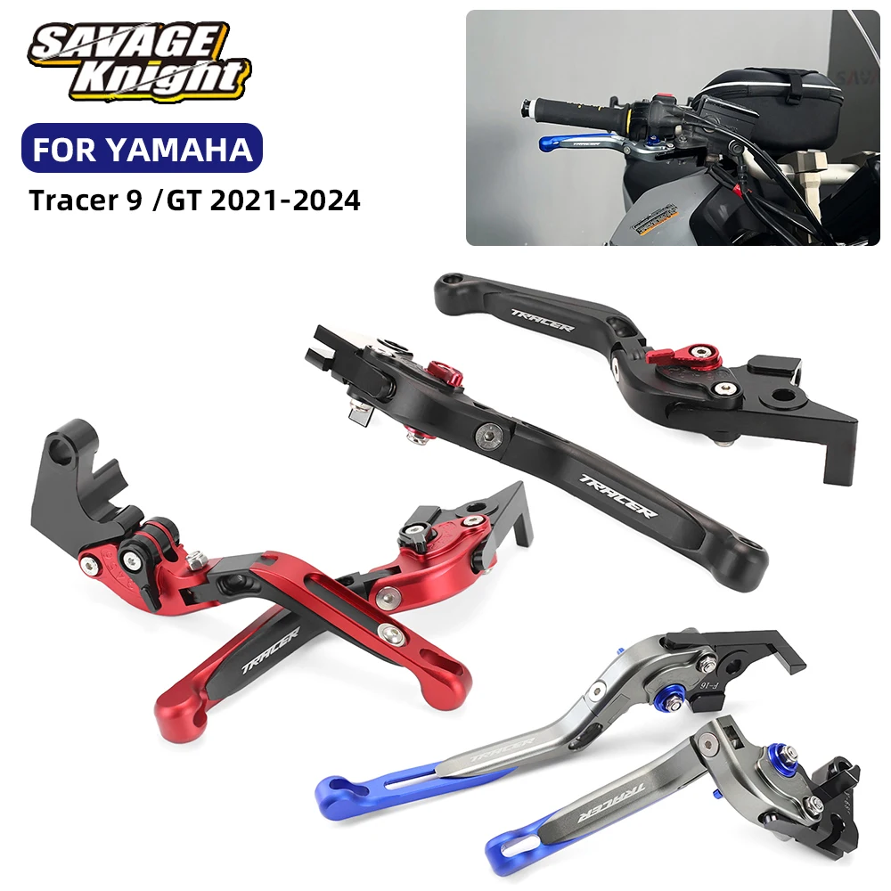 

2024 Tracer 9GT Foldable Brake Clutch Lever Extendable Handle Clutch Lever For Yamaha Tracer 9 /GT 2021-2024 9 GT Tracer9 9GT