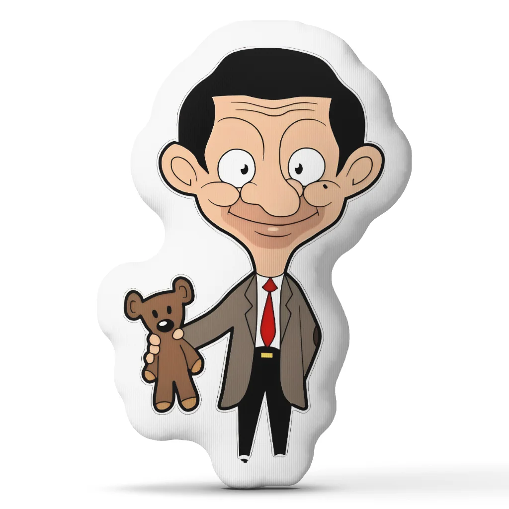 Mr. Beans Bear British Comedy Cushion Irregular Stuffed Throw Pillow Home Decor Gift Sofa Bed