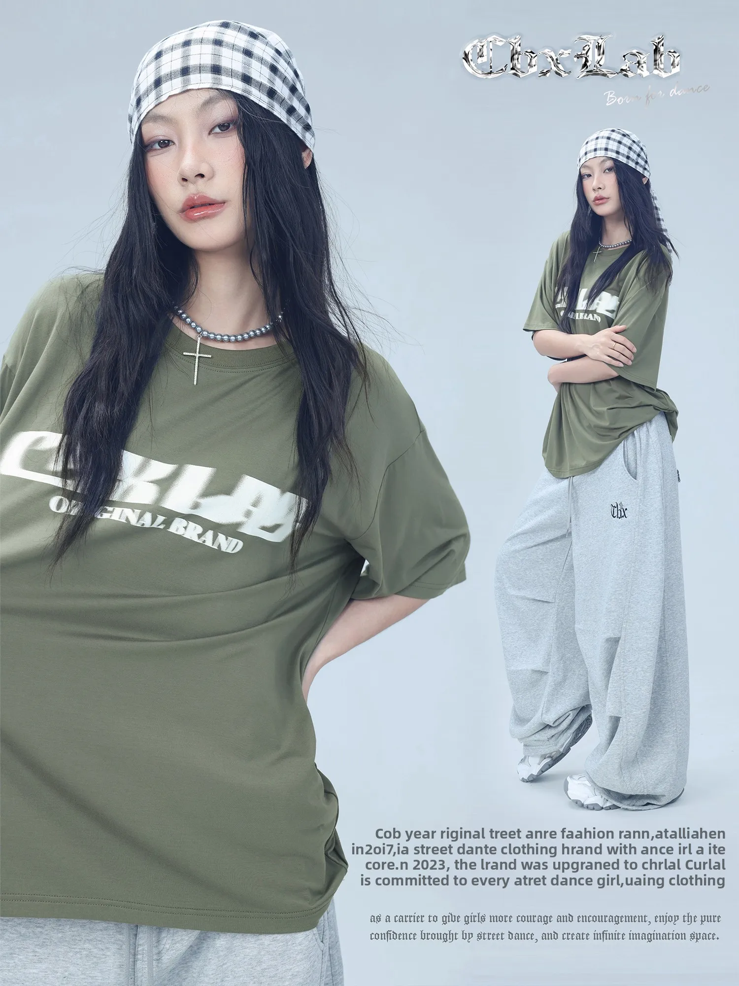 เสื้อยืด CBXLAB สตรีทแดนซ์ แบรนด์เทรนดี้ สำหรับฤดูร้อน สไตล์ฮิปฮอป แจ๊ส หรือ เสื้อยืด K-DANCE เนื้อผ้านุ่ม ระบายอากาศดี ถักทออย่างดี