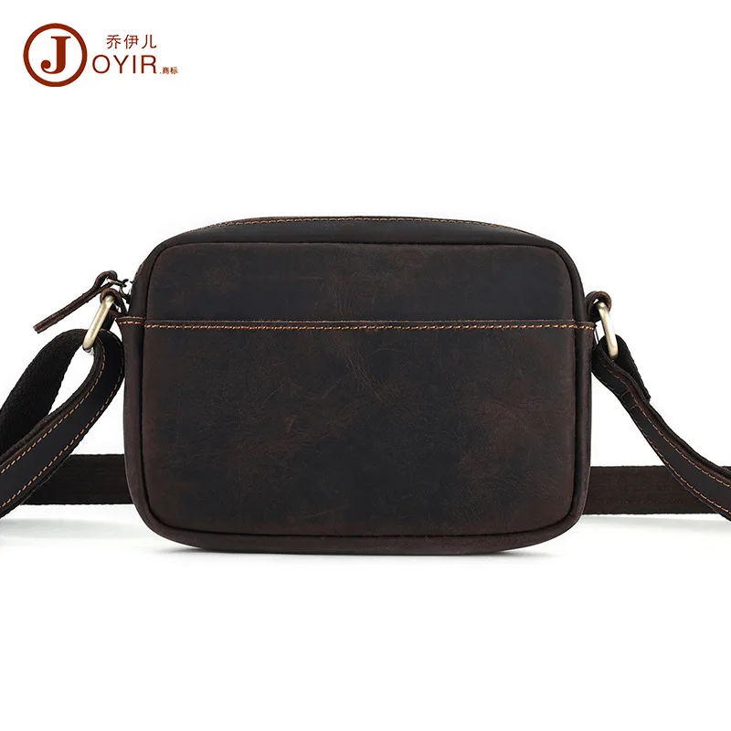 Heren Tas Superieur Gevoel Heren Crossbody Tas Allemaal Koeienhuid Schoudertas Lederen Vintage Crossbody Messenger Bag