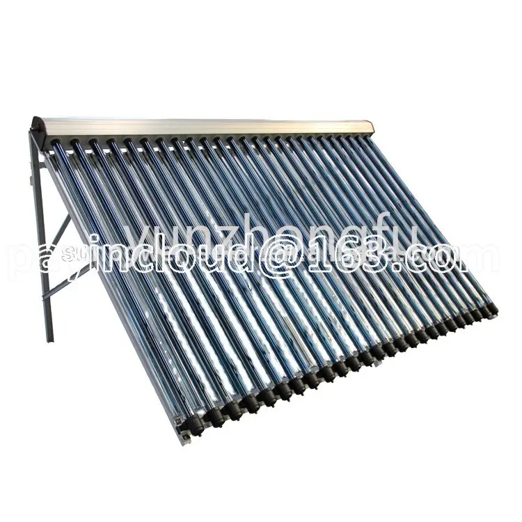 Vacuum Tube Direct Flow Evacuated Tube Solar Collector New Inventions In China Aluminum Alloy 3.5-8L/min 3/4' Inch