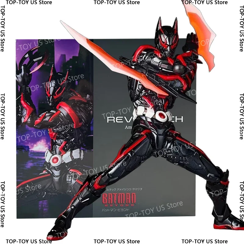 

AMAZING YAMAGUCHI 1/12 Scale PVC Action Figures Kaiyodo Revoltech Batman Beyond Batman Ver. Model Collection Toy