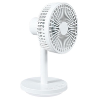 A3PD 2 in 1 Portable LED Camping Lantern Oscillating Fan Rechargeable LED Light Fan with Timer Desktop Office Shaking for Hea