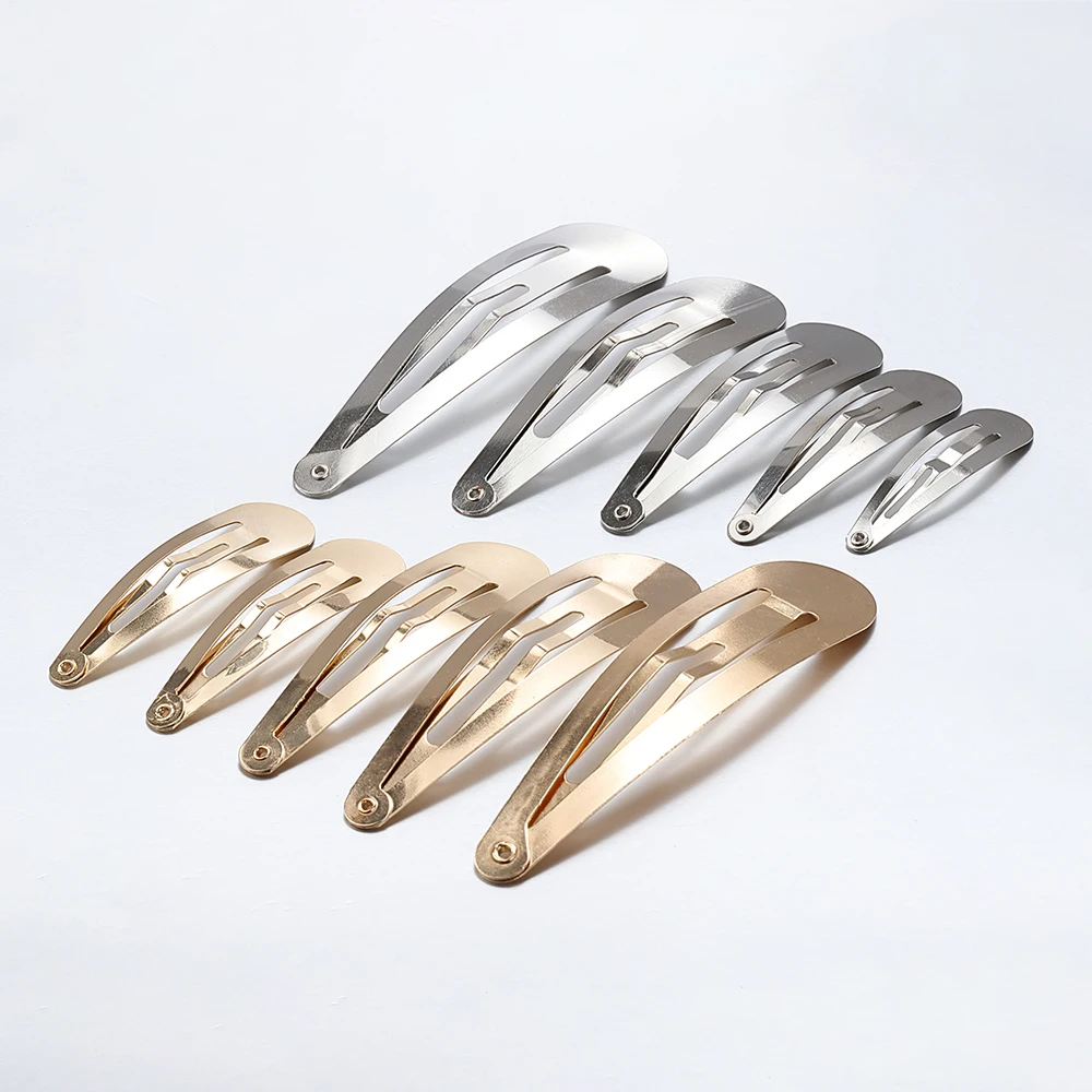 Image 6: Pinces à cheveux en métal, 20 pièces, Base d'épingles à cheveux en Alligator pour la fabrication de bijoux à bricoler soi-même, nœud en perles coréennes, réglage des accessoires pour cheveux