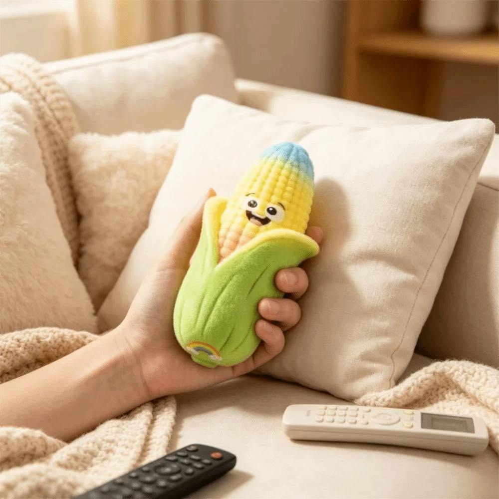 Soft Corn Squishy PU Material Realistic Corn Shape Corn Fidget Slow Rebound Slow Rising Corn Reduce Pressure Sensory Play