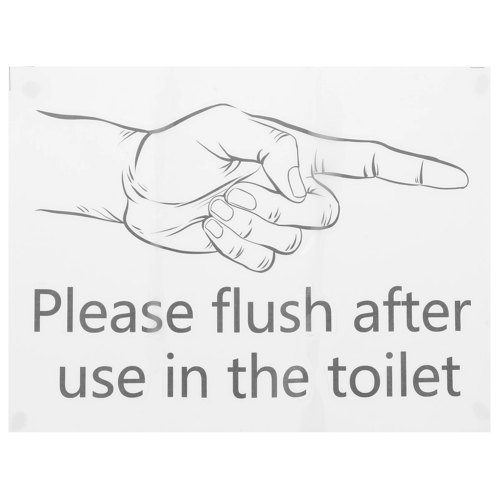 

Warning Slogan Wall Sticker Restroom Decal House Toilet Seat Modern Sign Bathroom