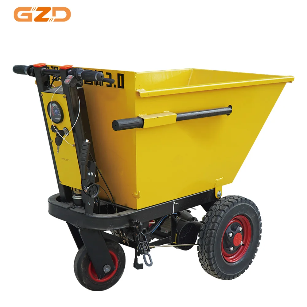 High Quality Mini Electric Dumper Wheel Loader Wholesale Farm Push Loading Platform Trolley Mini Dumper
