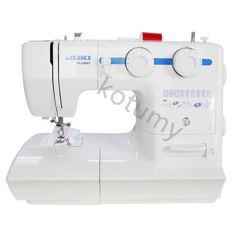 220V 60W Heavy Duty Sewing Machine 8 Built-in Stitches Metal Frame Twin Needle Multifunctional Electric Sewing Tools