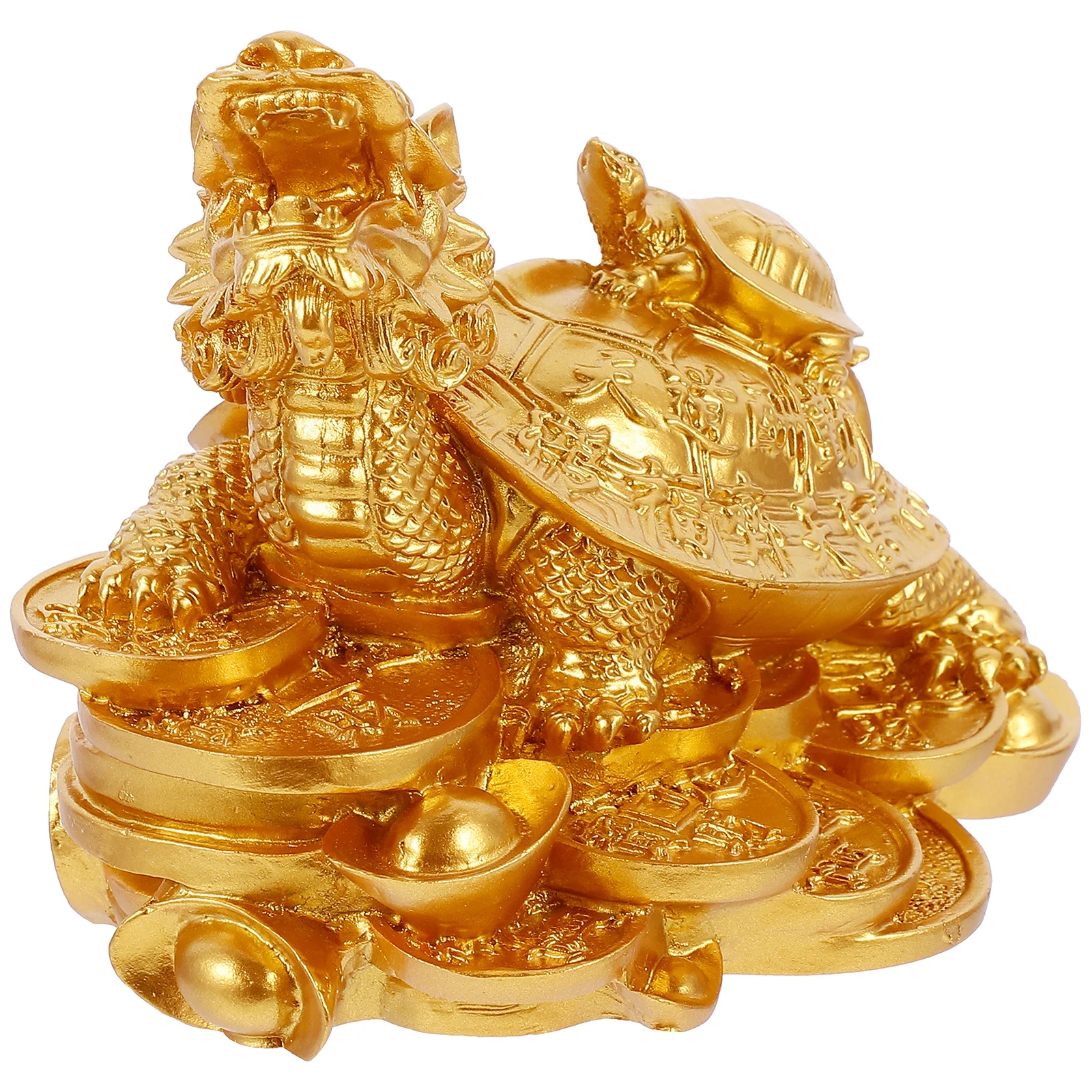 

1Pcs Resin Fortune Tortoise Statue Lifelike Design Home Furnishing Decor Feng Shui Sculpture Bedroom Study Room Entrance Shelf