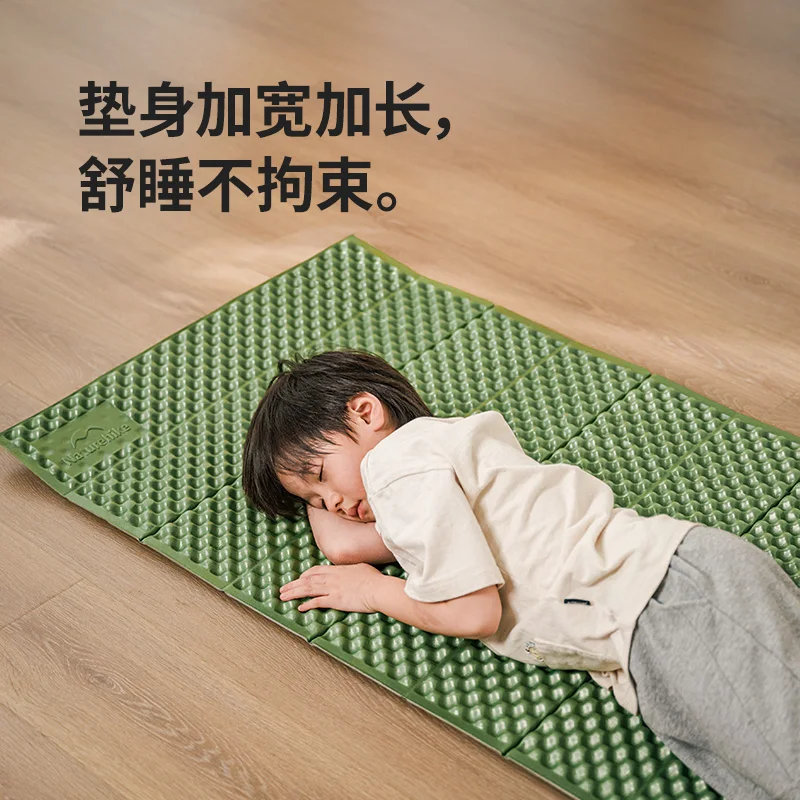Naturehike R 1.8  1-2 People Camping Folding Egg Mat IXPE Aluminum Film Waterproof Outdoor Tent Moisture-proof Sleeping Pad