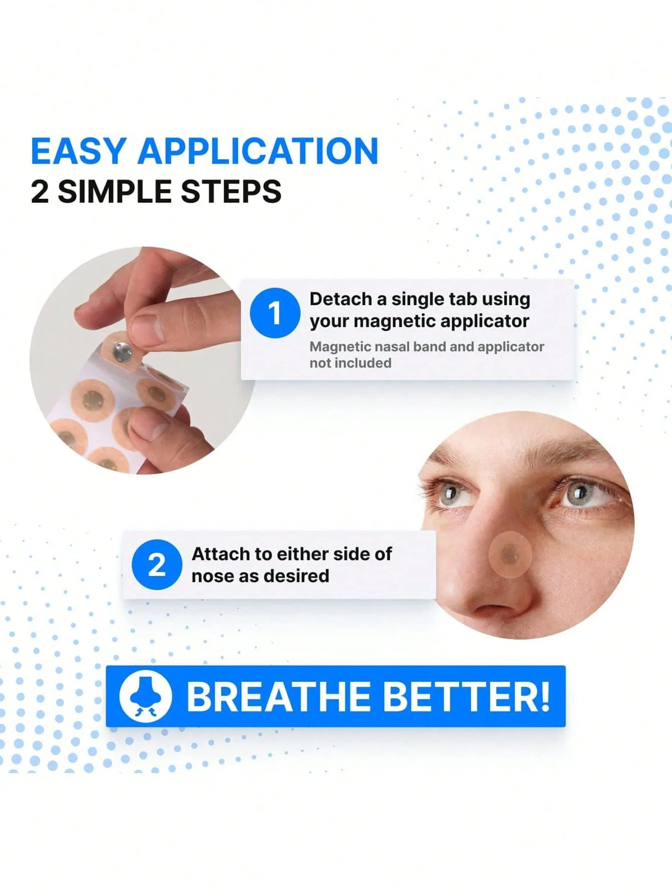 Physical Nasal Dilator Set – Anti‑Snoring Nose Clips with Strips, Widen Nasal Passages & Boost Airflow, Enhance Sleep  xs75