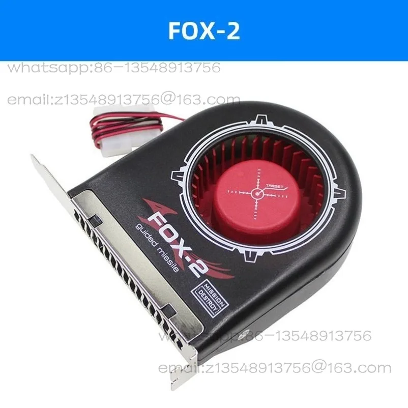 FOX-1 Turbo Cooling Fan Extraction Fan FOX-2 Desktop Computer Case Graphics Card PCI Interface Cooling Fan