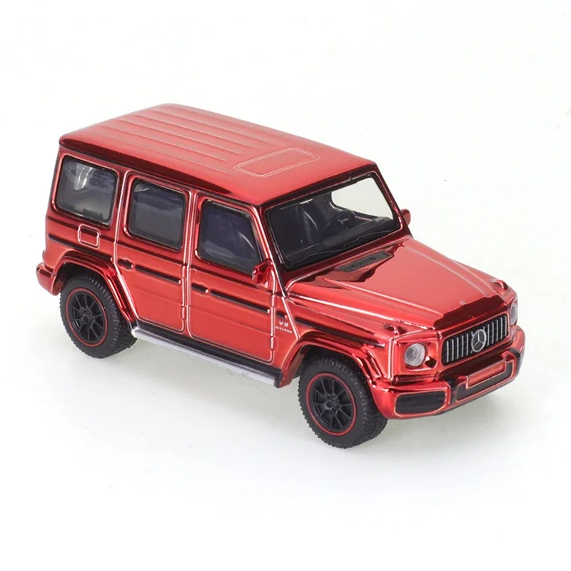 XCarToys 1/64 Mercedes Benz AMG G63 Electroplated Red Alloy Diecast Model Car Toy Collection Gift