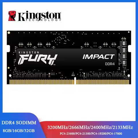 Kingston Memoria DDR4 RAM 16GB 8GB 32GB 3200 2666 2400MHz Laptop Memory 260Pin PC4-25600 21300 19200 1.2V SODIMM Notebook Memory