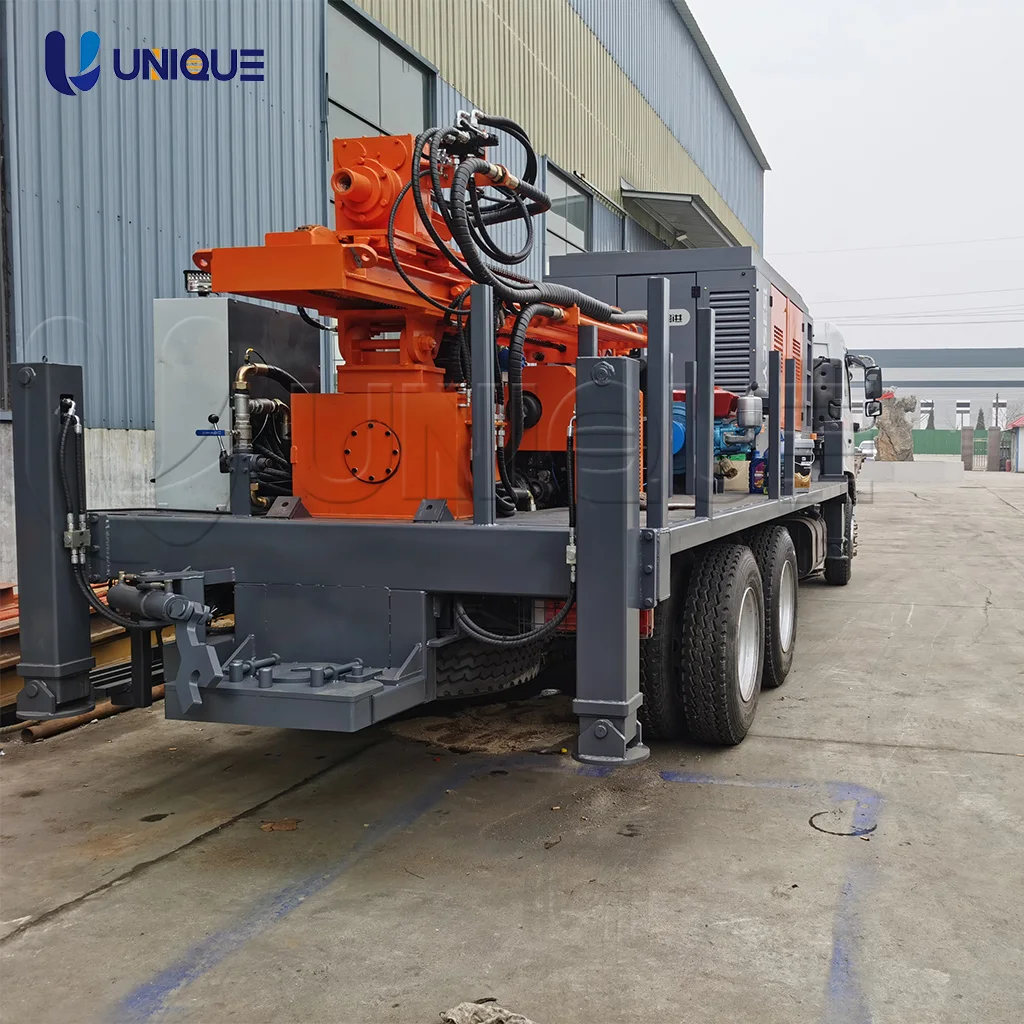 Farm Irrigation 600m Hydraulic Crawler Diesel Water Well Drilling Rig Borehole Pump Machine for Africa
