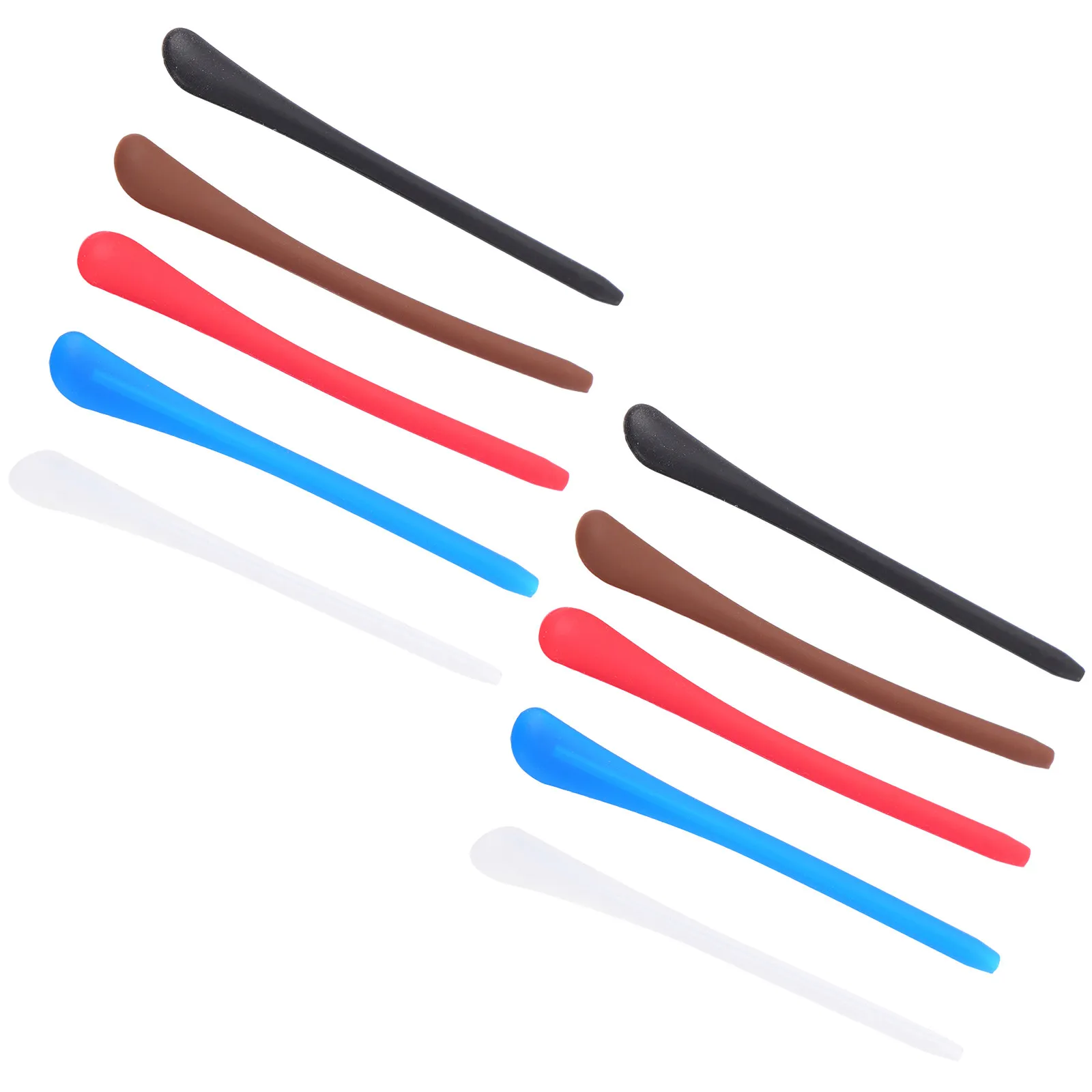 

10Pair Silicone Glasses Leg Sleeve Replacement Covers Non-Slip Soft Comfortable Stretchy Eyewear Frame Covers for Outdoor Sports