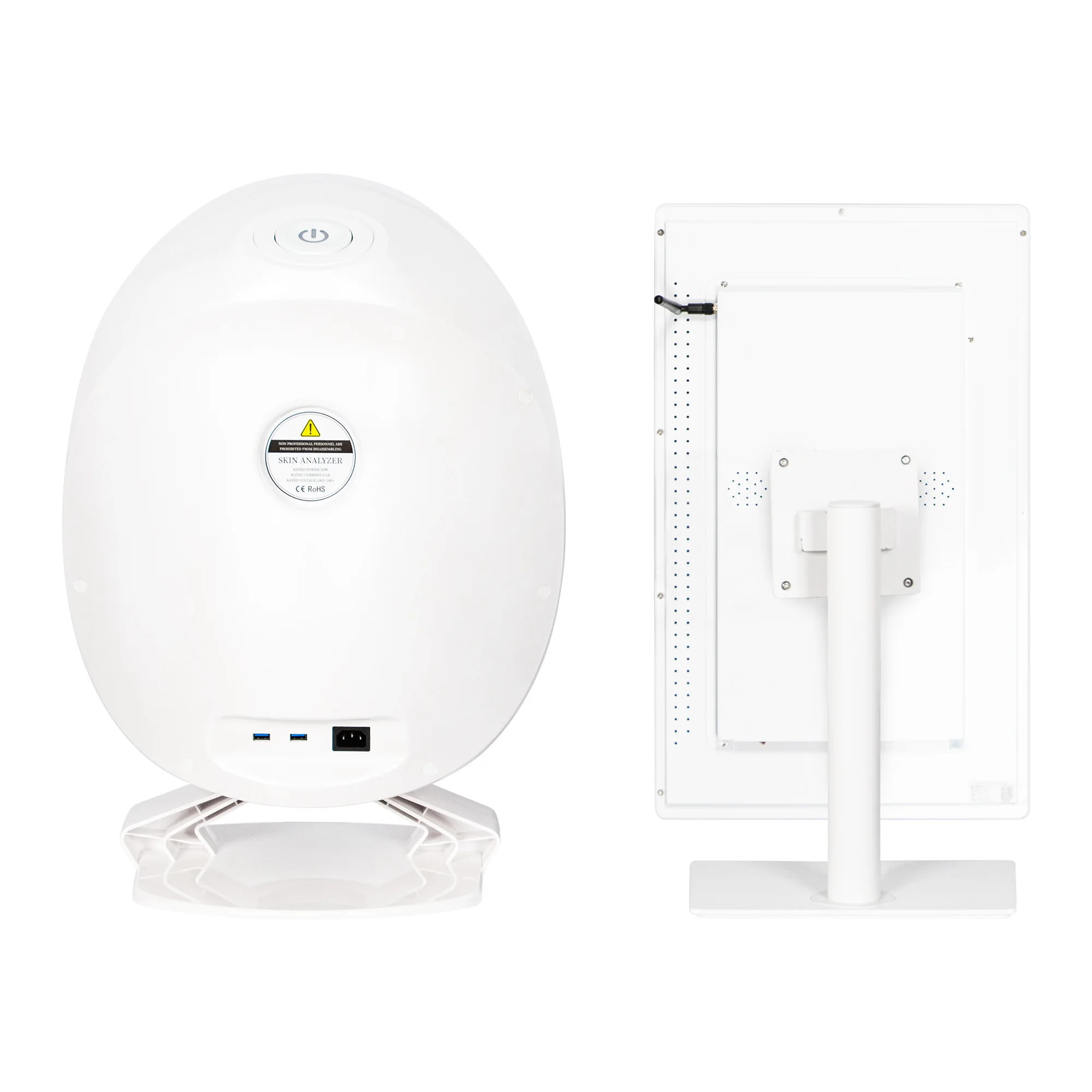 Imaging Technology Q2AI Facial Skin Analyzer Detector Skin Problem Diagnosis 8 Spectrum Professional Automatic Full Face Capture