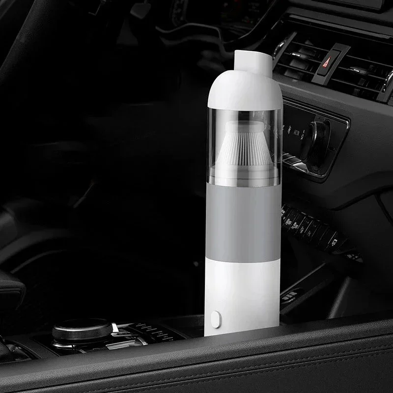 Xiaomi-aspiradora portátil de mano para coche, aspirador inalámbrico de doble uso, colector de polvo, succión ciclónica de 20000PA, novedad