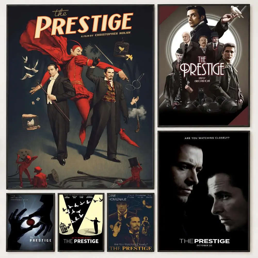 Movie The Prestige Poster Poster Trendy Aesthetic SelfAdhesive HD Wall Decor Home Café Bedroom Room Decoration Gift