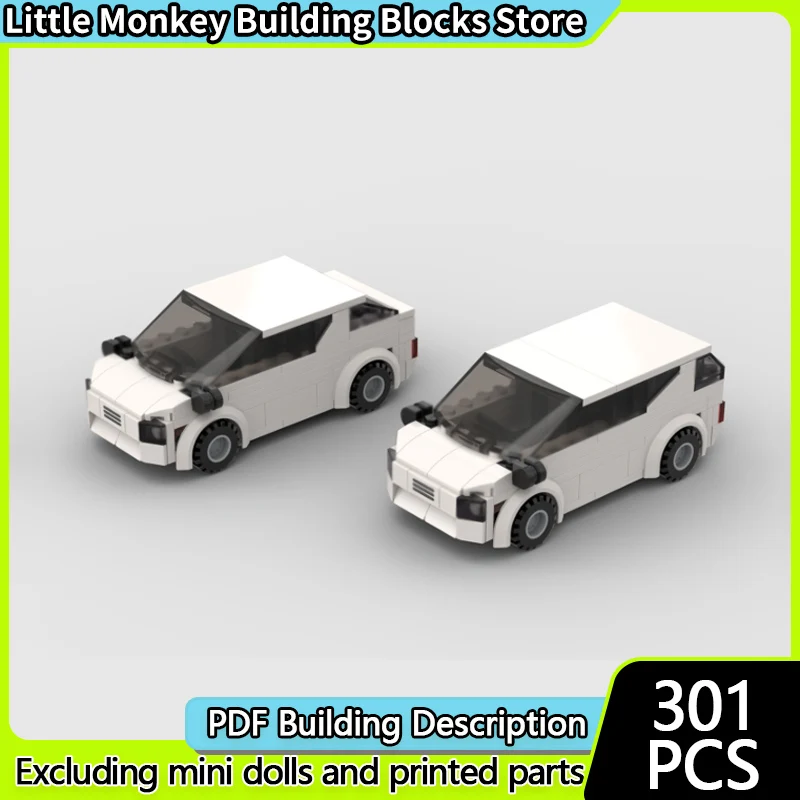 

Конструктор «Городская машина» (MOC), модульные строительные блоки, детали для сборки городских гражданских автомобилей, развивающая игрушка для детей, подарок на праздник