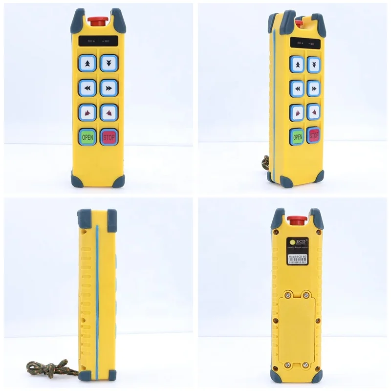 Long Control Distance Waterproof Smart 6 Channel 2 Speed Crane Remote Control  Industrial Wireless Remote Controller