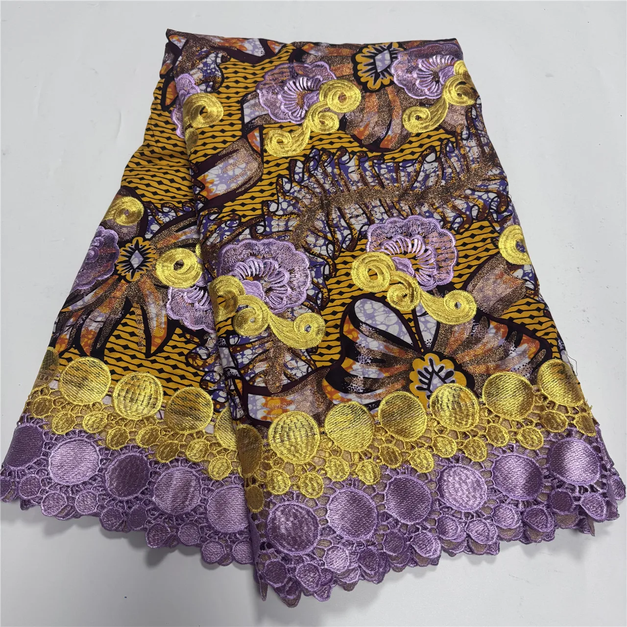 6Yard High Quality Ankara Fabr - Sewing Batik recension och pris