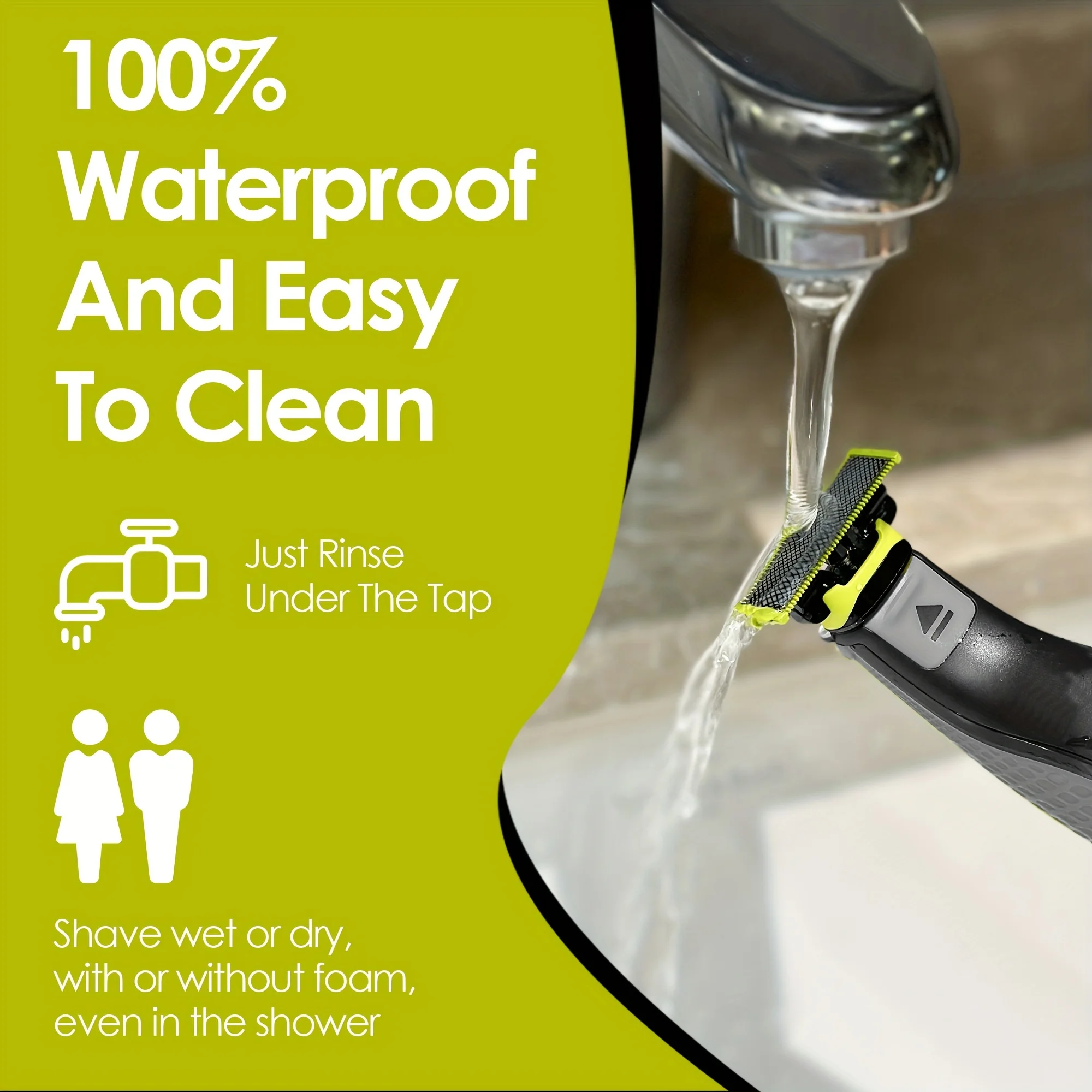 شفرات بديلة لماكينة الحلاقة YUKU متوافقة مع ماكينة تشذيب كهربائية Philips One Blade QP2520 QP2630 QP2515 QP6510 QP6520 QP6530