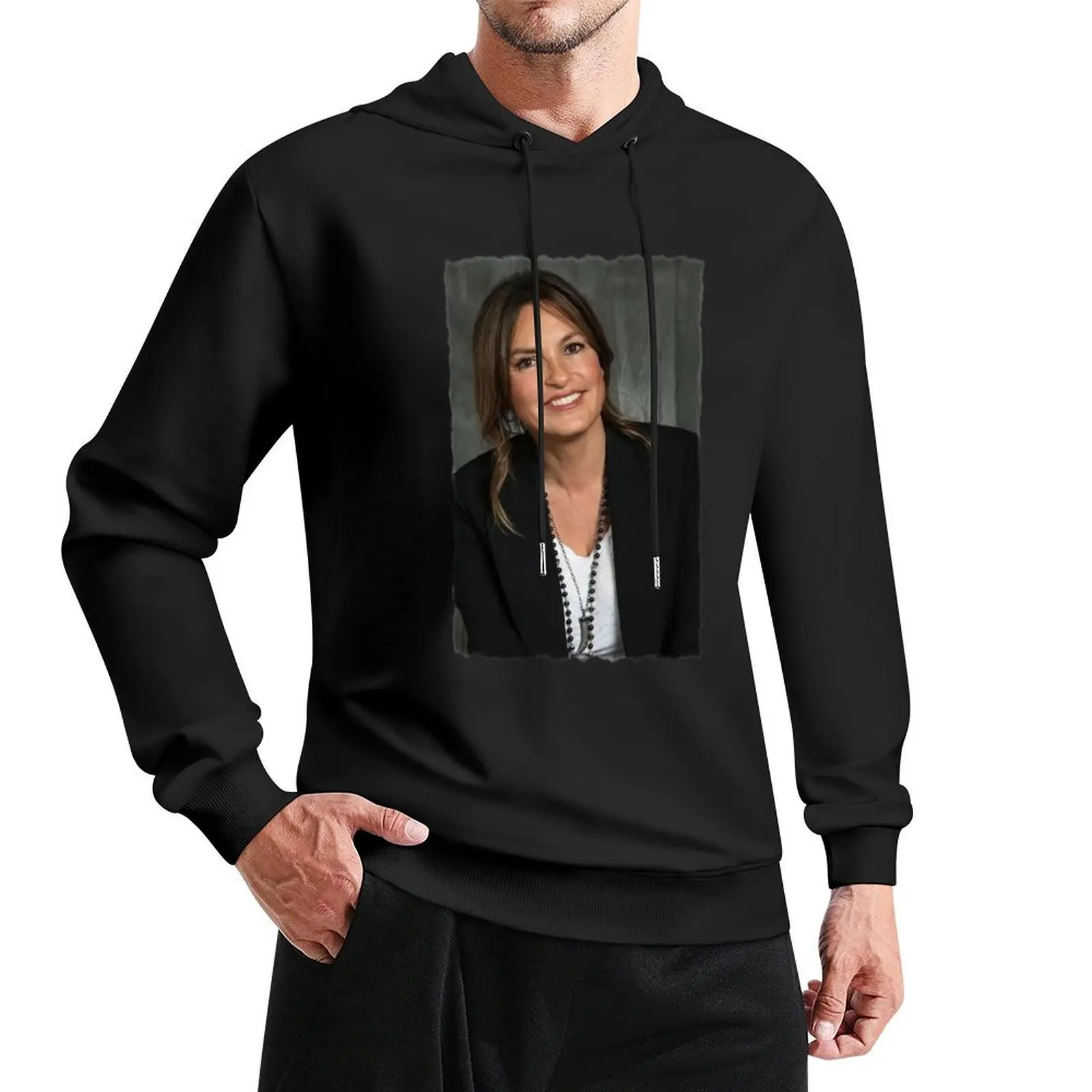 Olivia Benson Pullover Hoodie hooded shirt graphic t shirts men korean style clothes man hoodie