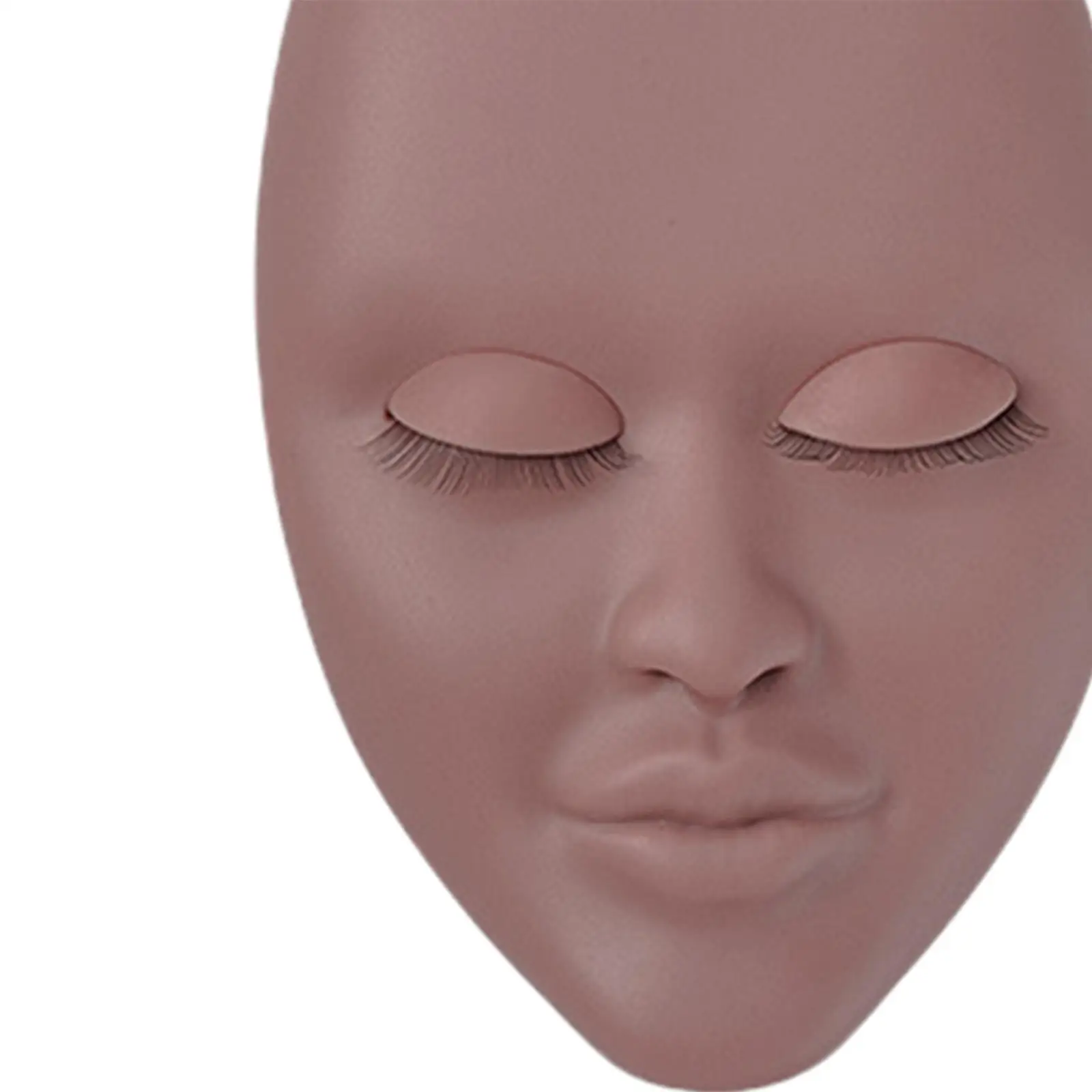 نموذج رأس عارضة أزياء الرموش، جفون قابلة للإزالة، رموش تمديد رأس نموذج مسطح للمنزل والمهنة