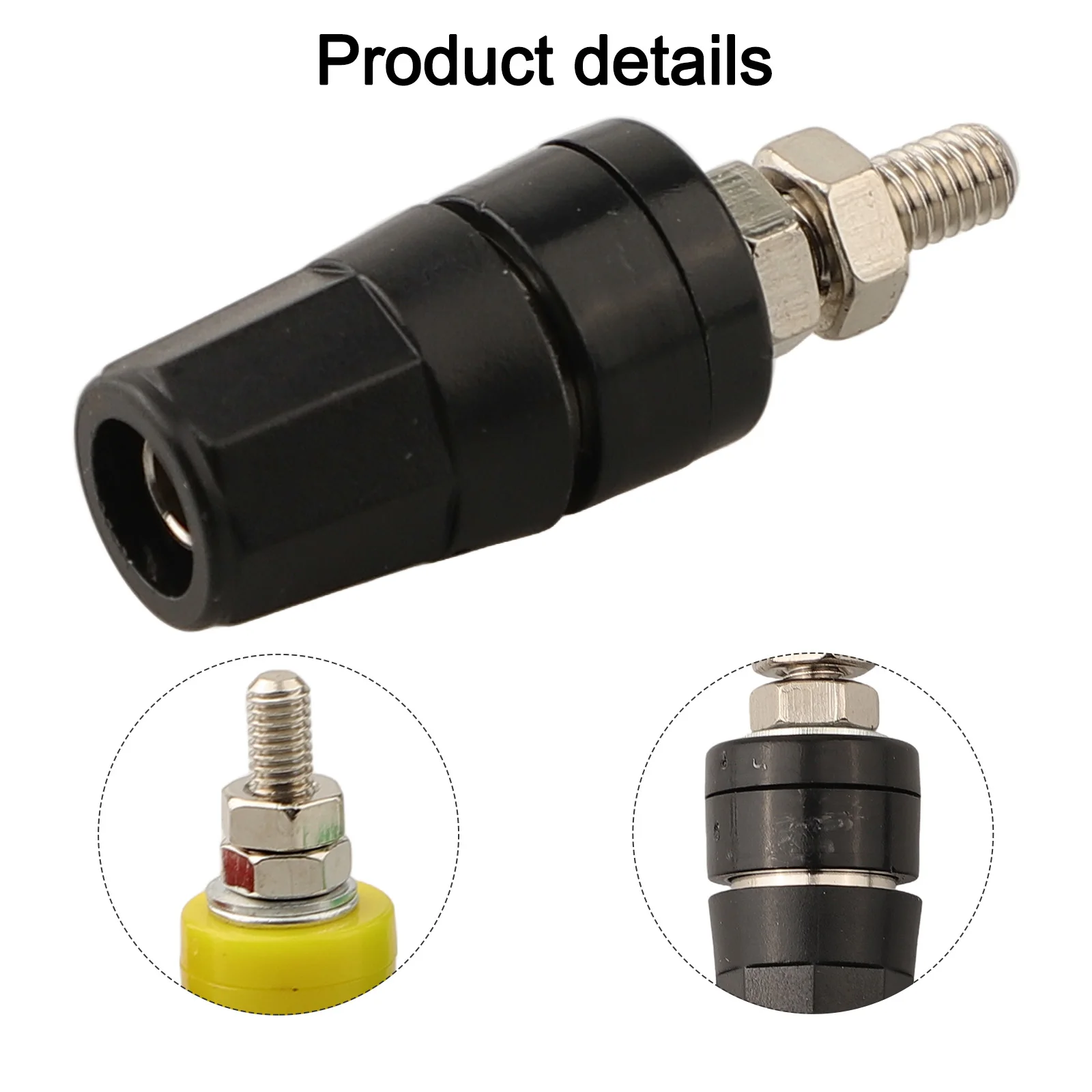 

DIY Electronics Banana Socket 4mm Connector Superior Performance ABS Plastic Shell Easy Installation No Soldering Required