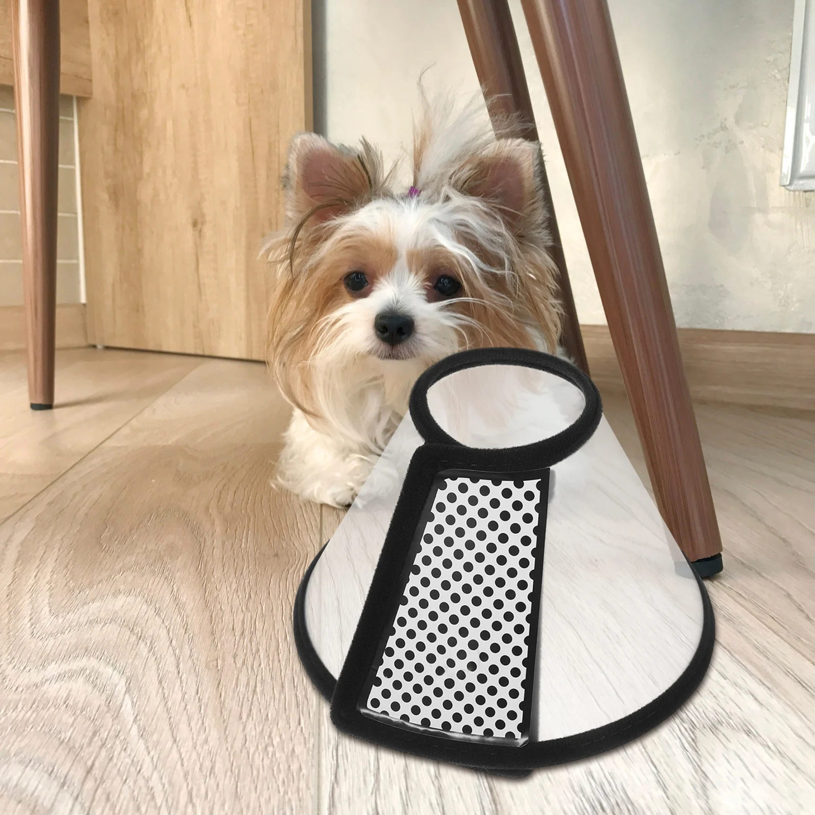 

Dog Cat Recovery Collar Adjustable Protective Pet Collar For Wounds Healing Anti-Bite Licking Prevention Durable Abs Cone