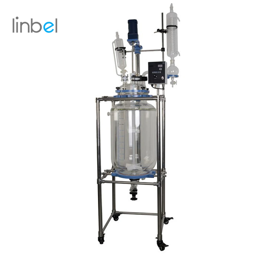 5L 10L 20L 30L 50L Mini Lab Jacketed Glass Reactor