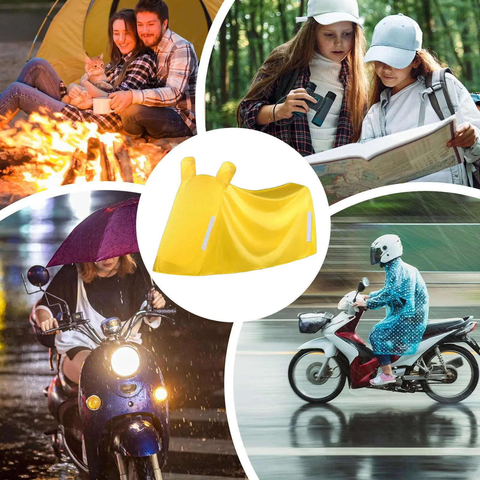 

Motorcycle Cover Heavy Duty All-Weather Rainproof UV Protection Outdoor Motorcycle Storage Rain Cover For Scooter Electric