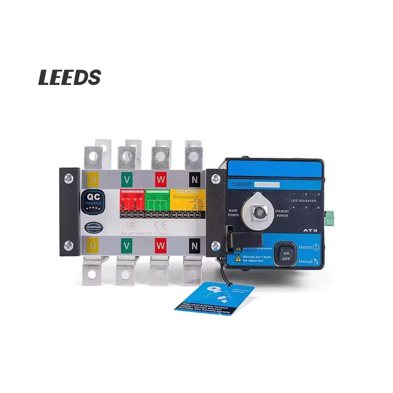 

Aisikai 1600A 4P DC ATS Dual Power Automatic Transfer Switch Iron Material AC Auto Change Over Switch With Auto Start Feature