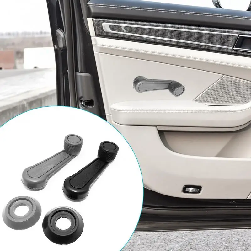 Car Door Window Handle Car Window Connect Winder Handle Car Window Crank Automotive Replacement Riser Handle Easy Installation