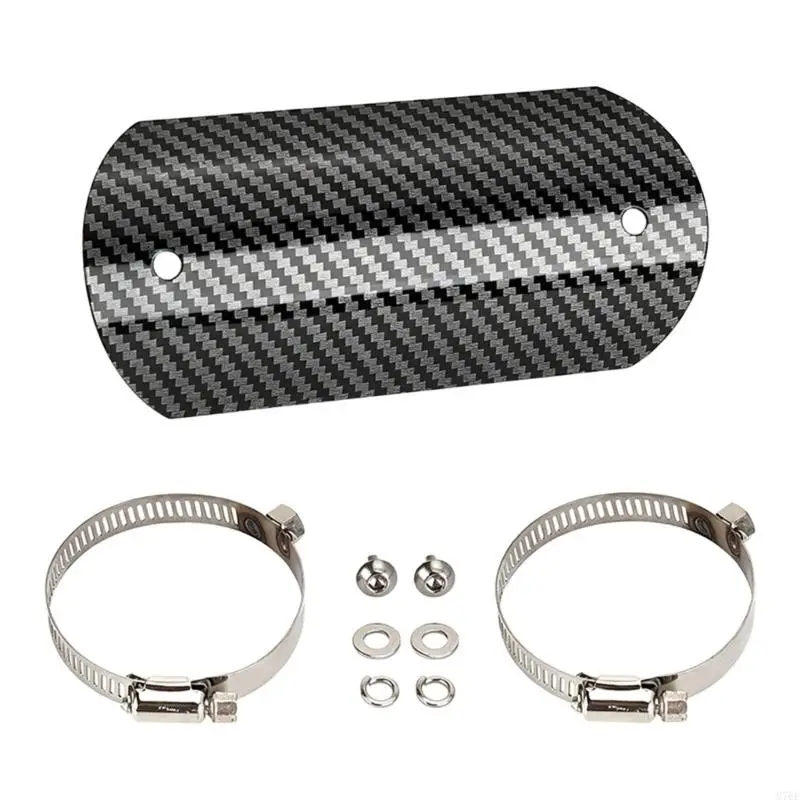 M76E Edelstahl-Motorrad-Auspuffrohrabdeckung für Mittelteil – Detail 9