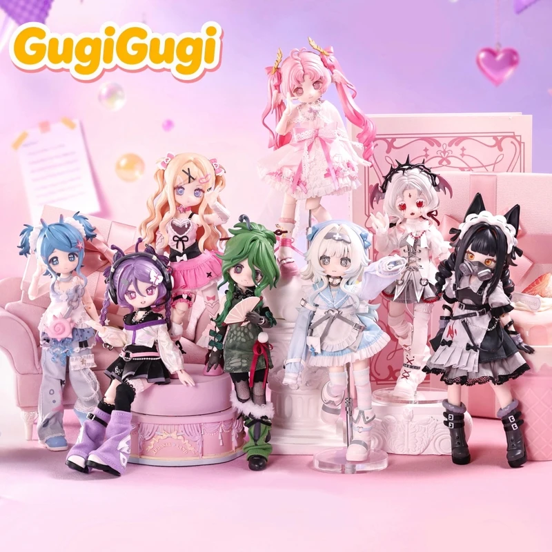 Genuine Electronic Pet Game World Cute Pet Arena Series 1/12 Action Figure Bjd Blind Box Doll Model Decoration Collect Toy Gift